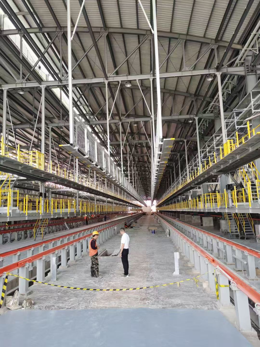 Indonesia railway EMU depot under construction